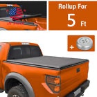 Whalemotor Soft Roll-Up Tonneau Cover 5FT Truck Bed Cover For 2005-2022 Nissan Frontier