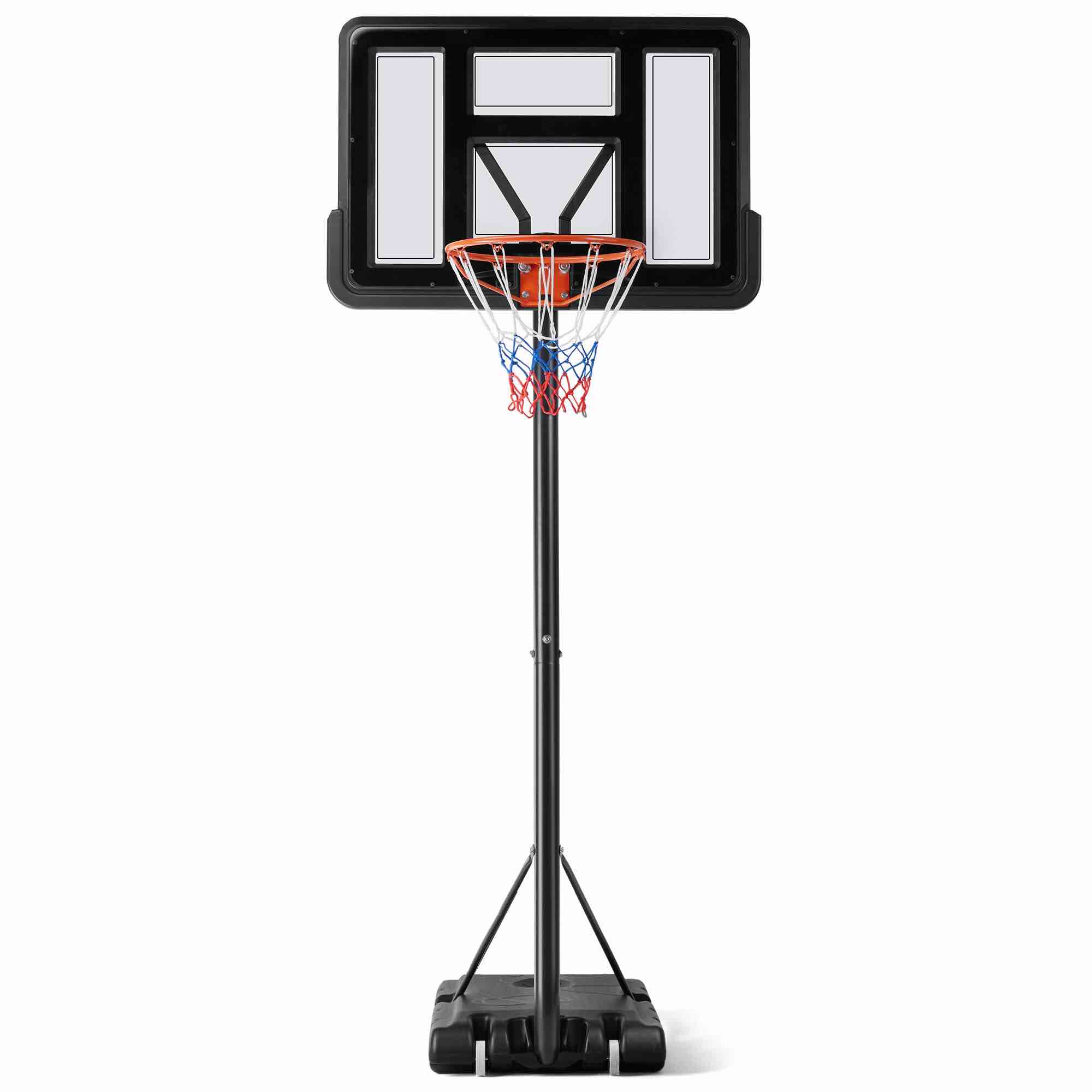 Smugdesk.com 10 Ft. Adjustable Height Metal Portable Basketball Goal