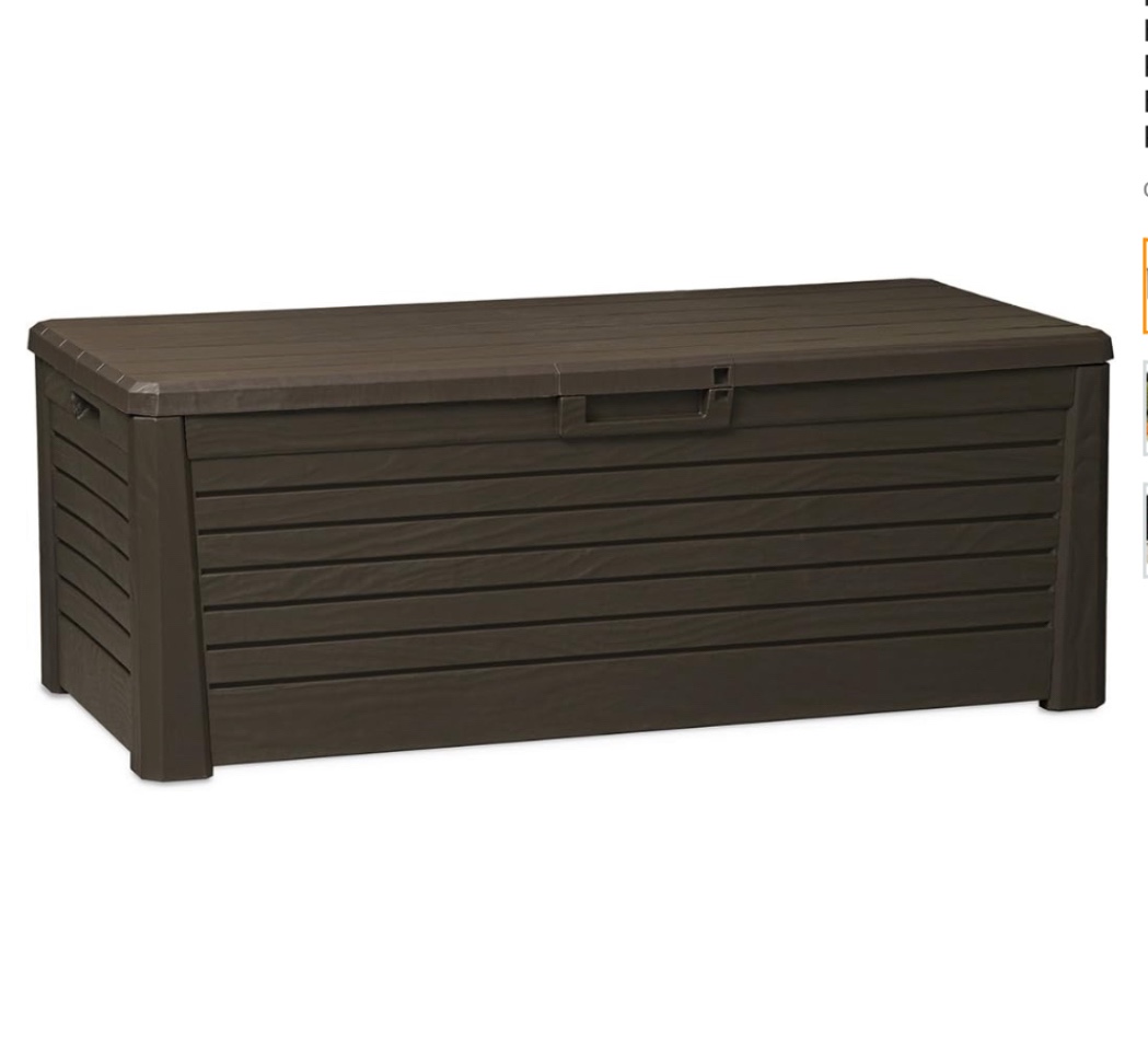 Florida Plastic Storage Bench