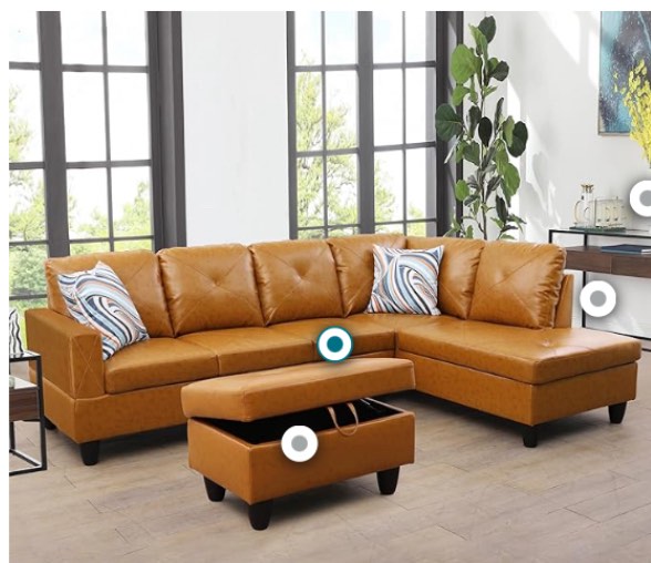 Gertjedine Sofa(incomplete, Right Arm chaise only )