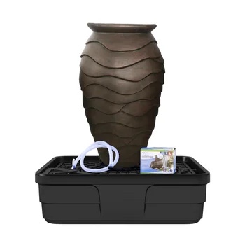 Scalloped Urn Resin Fountain Kit (missing parts)