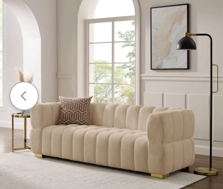 Makirah 85.04'' Upholstered Sofa(incomplete)