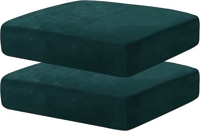 velvet green sofa cushion 