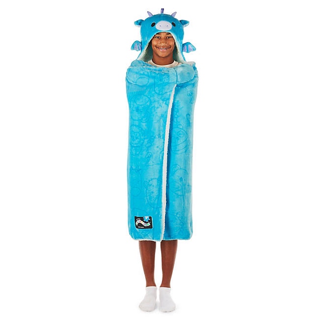 Squishmallows Hooded Throw 