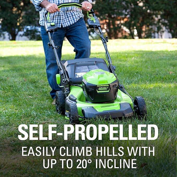 Greenworks 40V 21-Inch Brushless Self-Propelled Mower