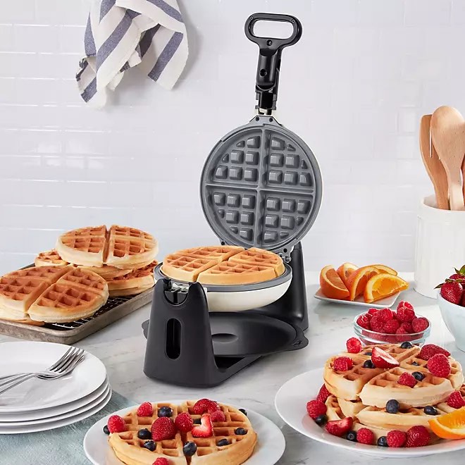 Dash Ceramic Nonstick Flip Belgian Waffle Maker