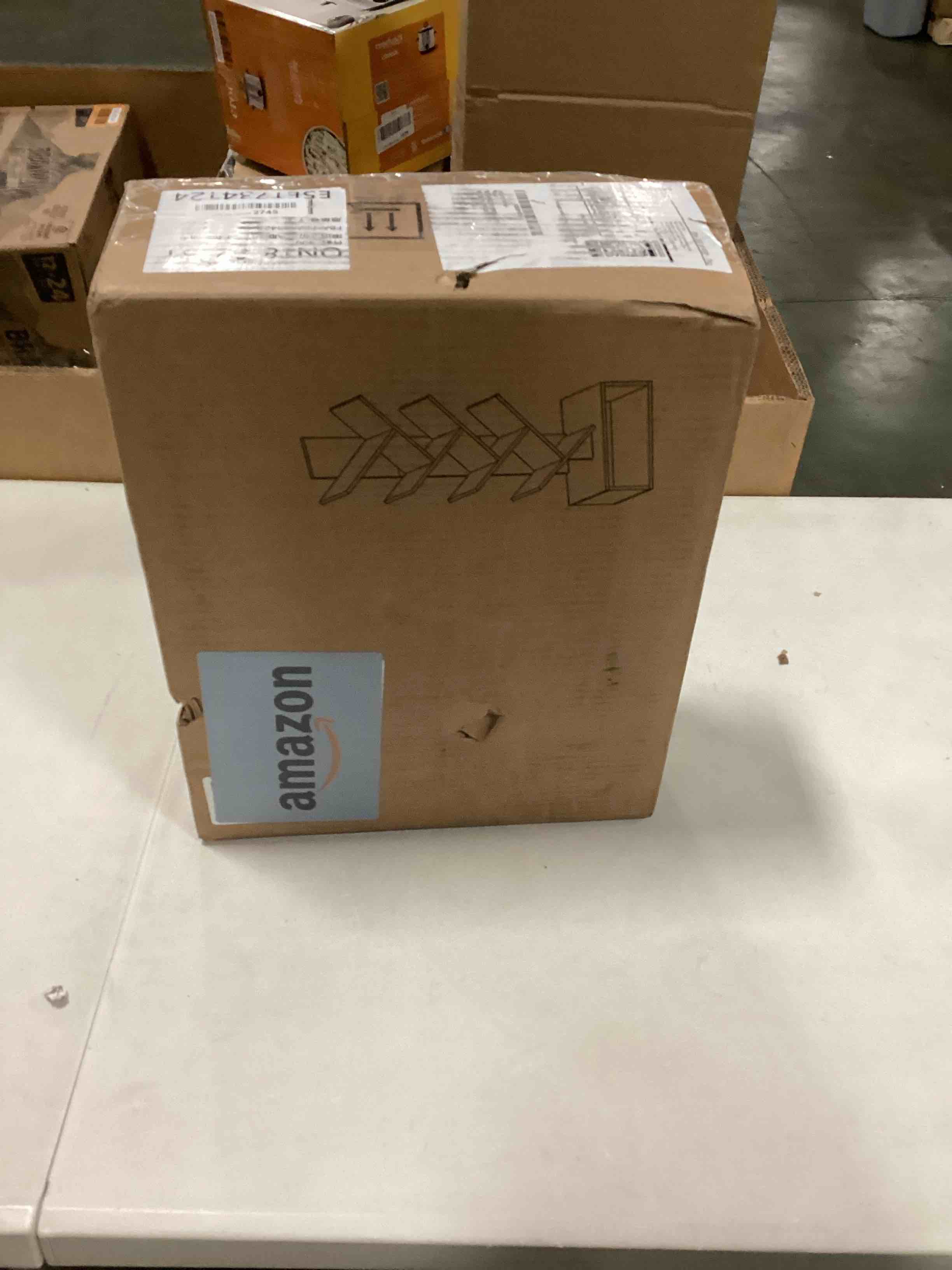 Yoobure Tree Bookshelf - 6 Shelf Retro Floor Standing Bookcase, Tall Wood Book Storage Rack for CDs/Movies/Books, Utility Book Organizer Shelves for Bedroom, Living Room, Home Office, Rustic Brown