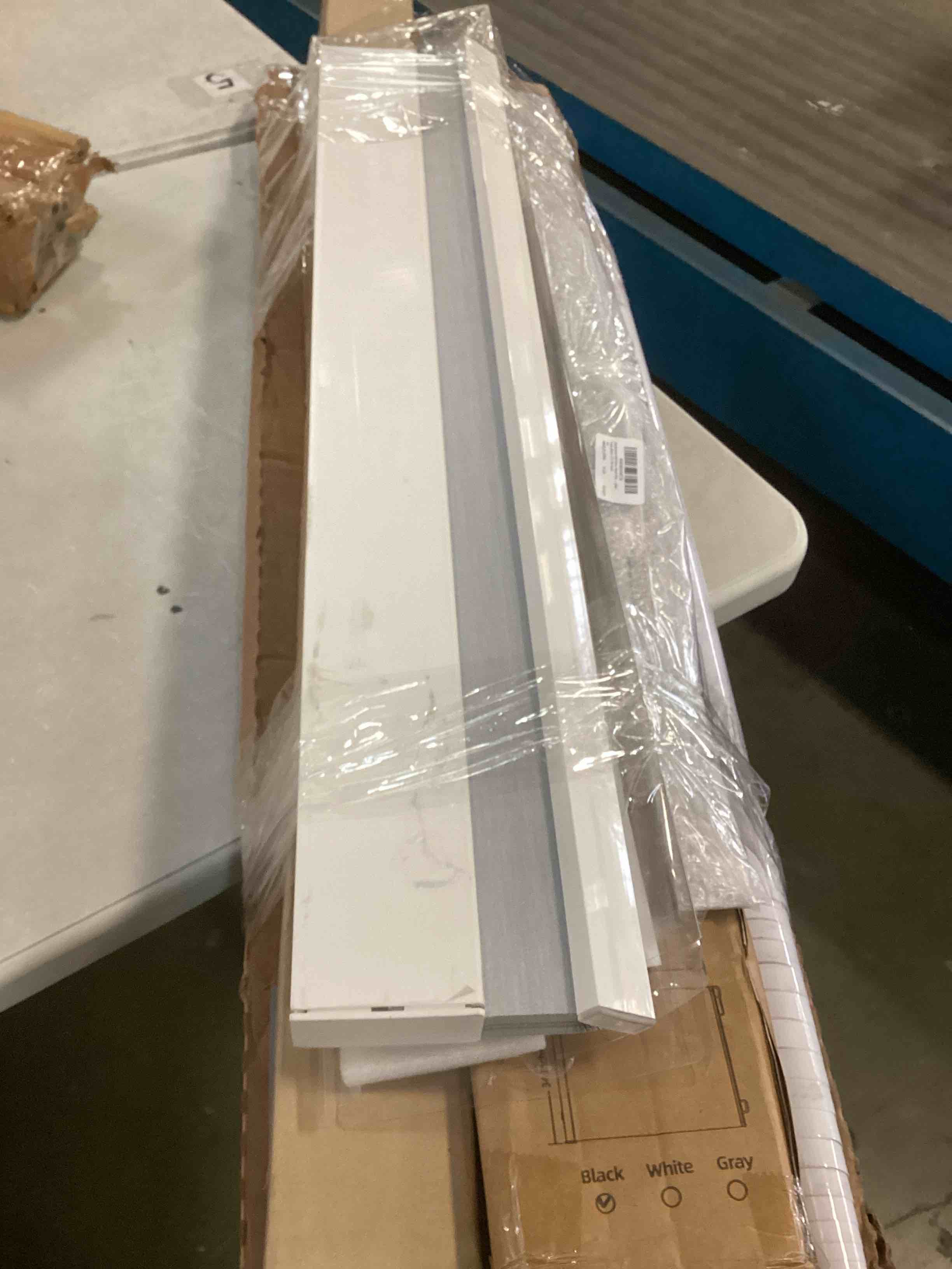 Assortment of Miscellaneous products (May Include cordless shade, curtain rods, retractable baby gate, Led universal linear lamp and more or other use)