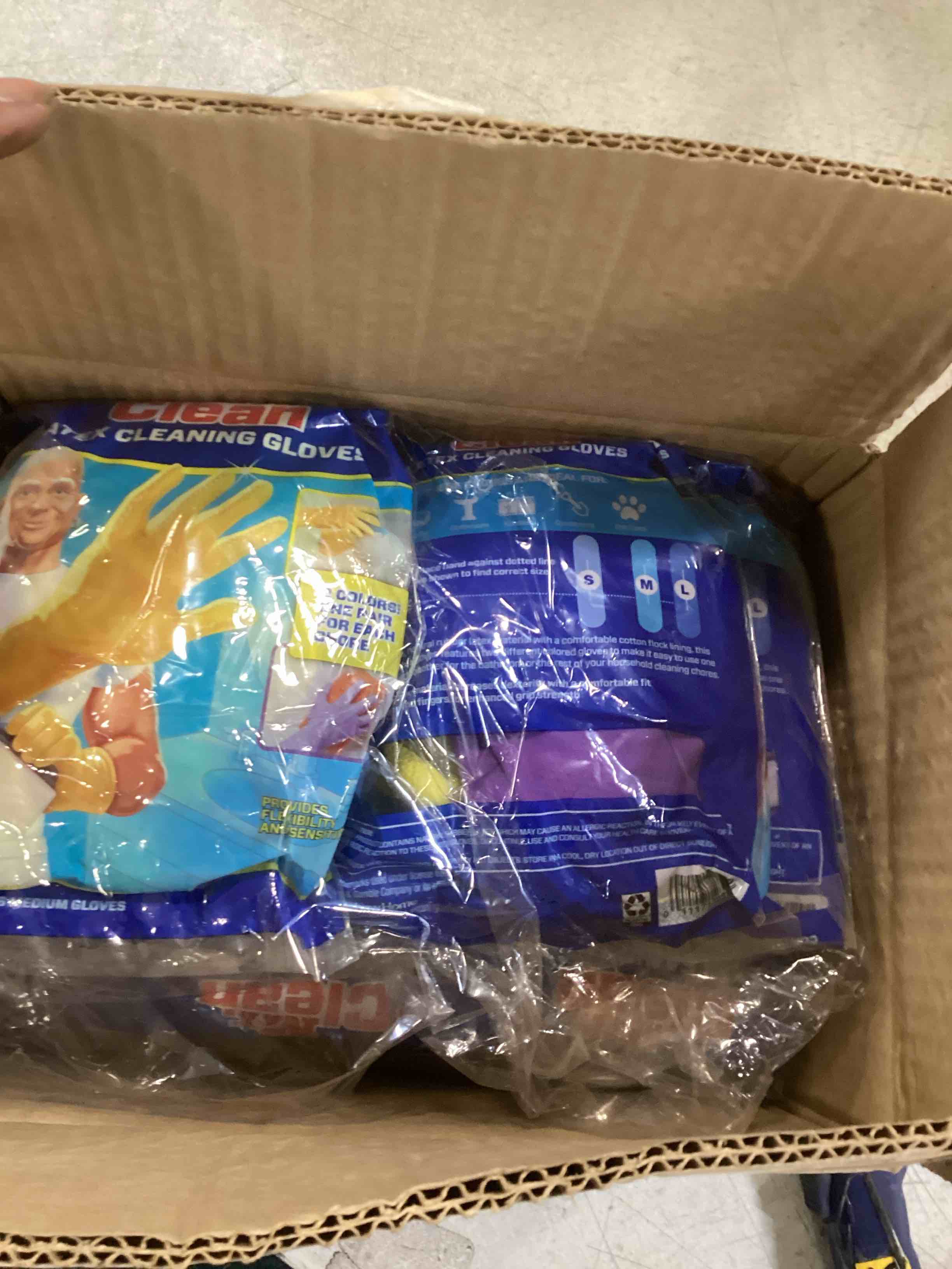 Mr clean latex cleaning gloves 1p pairs