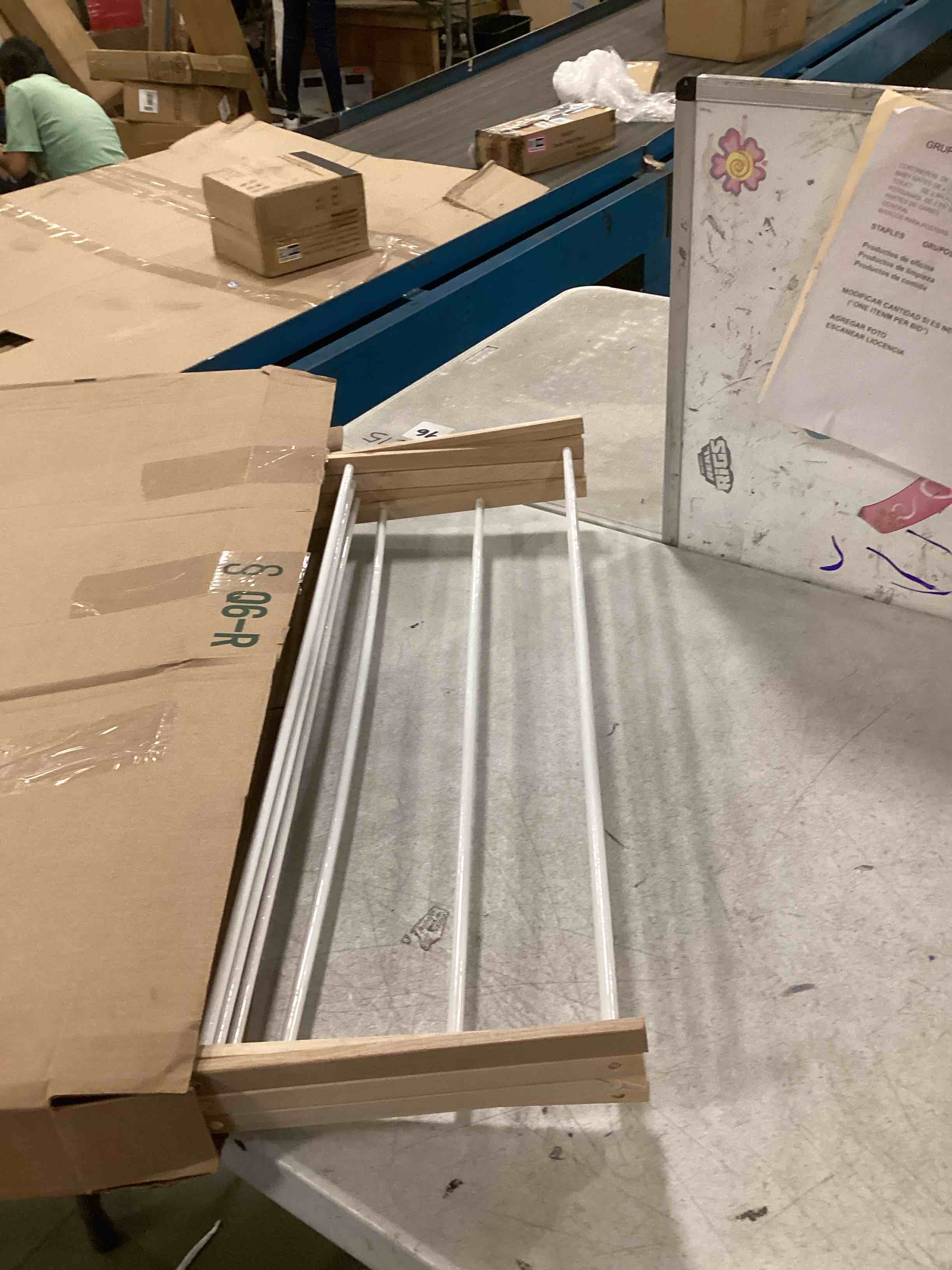 Household Essentials 5001 Collapsible Folding Wooden Clothes Drying