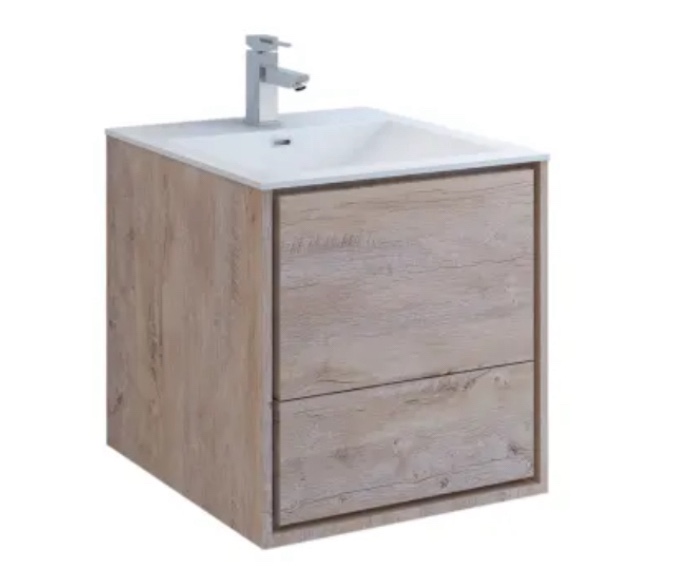 Wall Mounted Single Basin Vanity Set *similar to stock photo* 