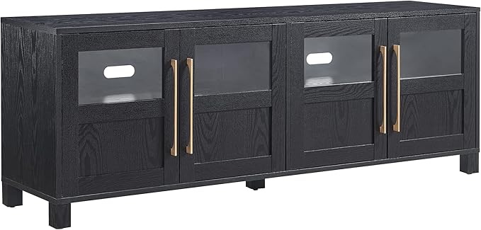 Henn&Hart Holbrook TV Stand, 68" Wide, Black