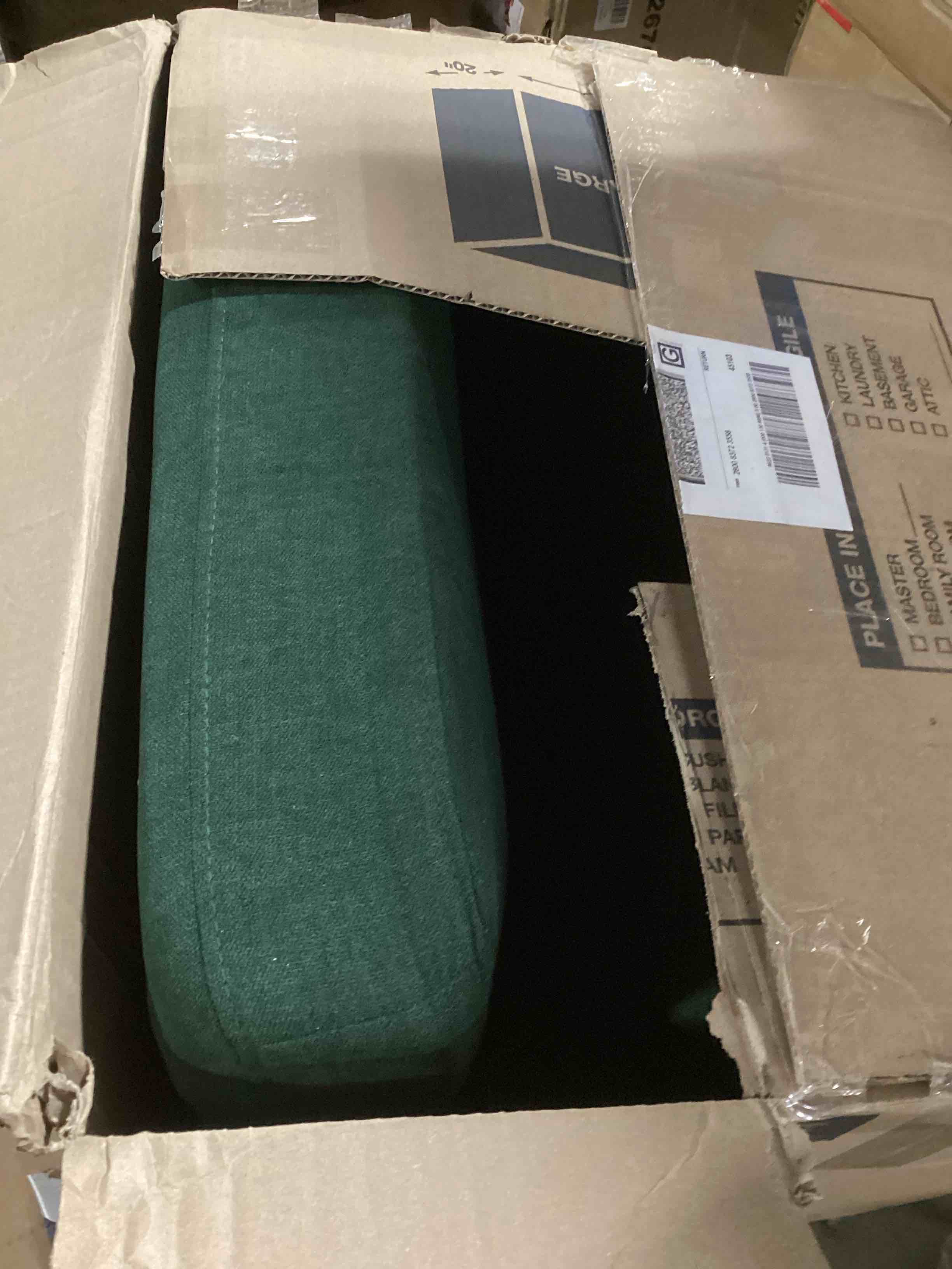 Darlyene 79" Wide Reversible Sofa & Chaise with Ottoman (incomplete)