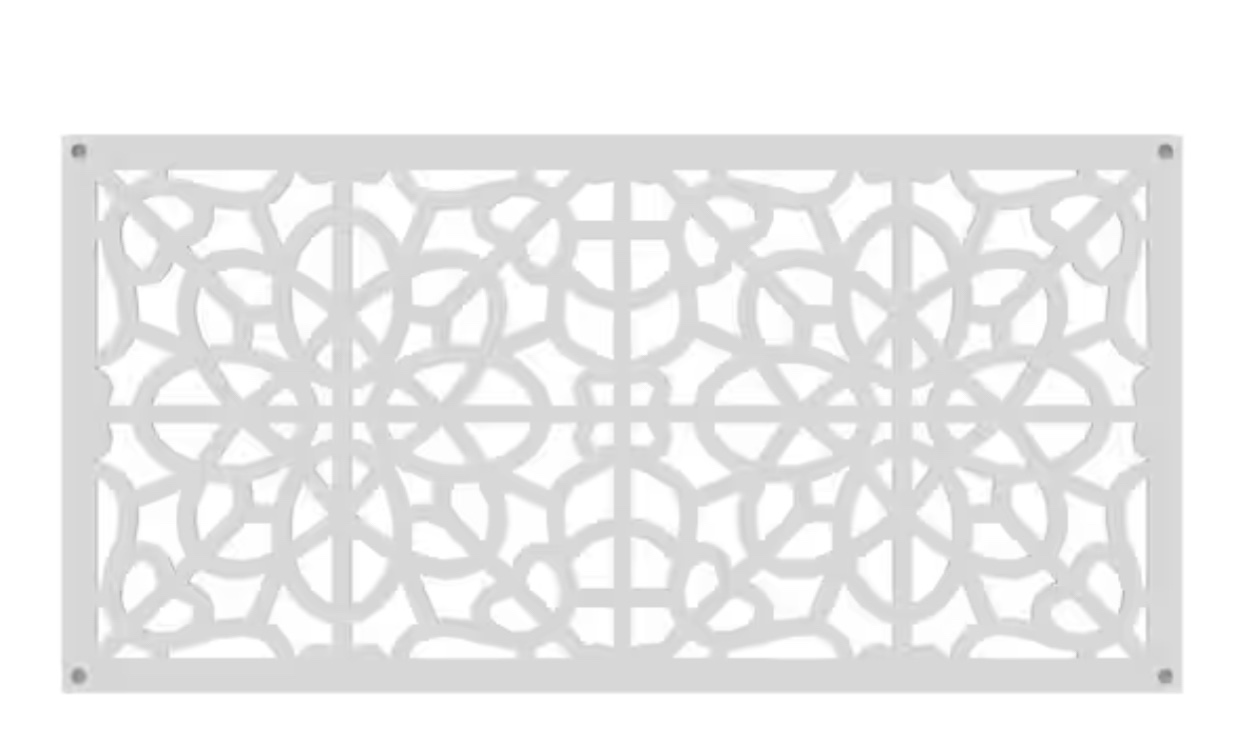 2 ft. x 4 ft. Fretwork Decorative Screen