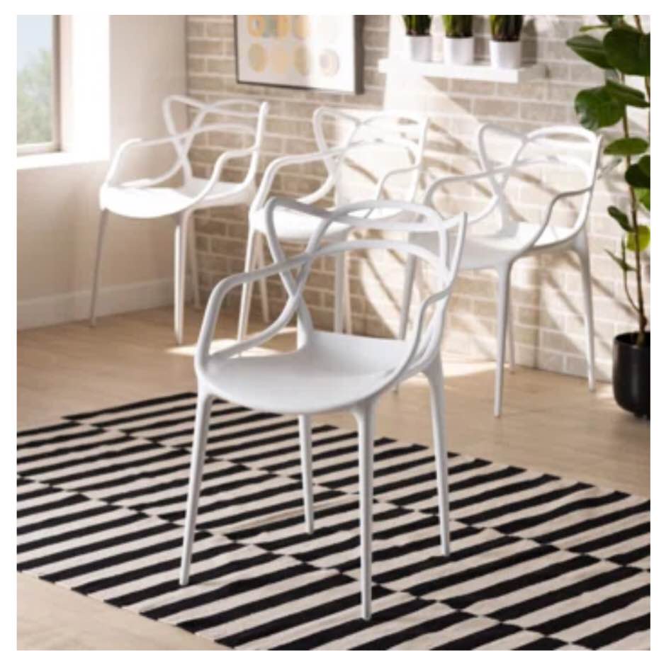 Cnya Wingback Stacking Side Chair