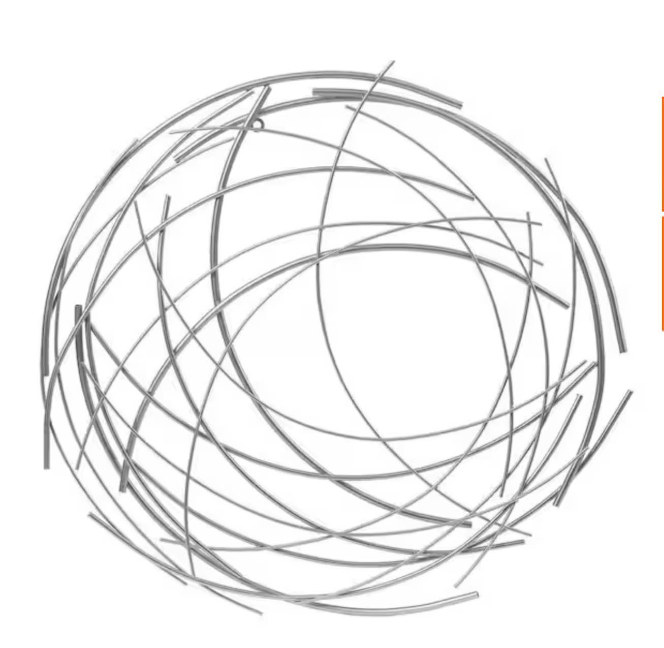 Abstract Metal Wall Décor