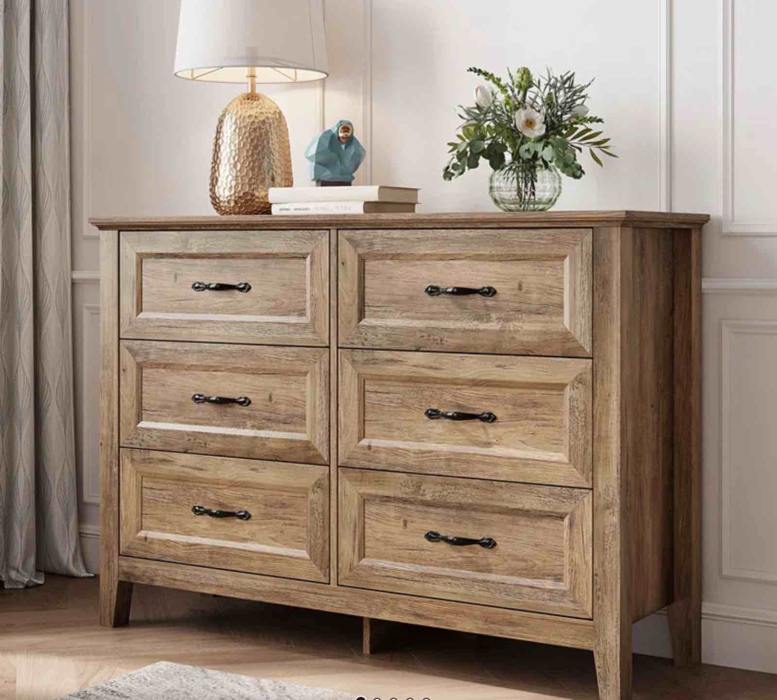 Mize 6 Drawer 47.3" W Double Dresser