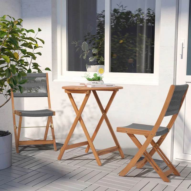 Kalisha Round 2 - Person 23.6" Long Bistro Set