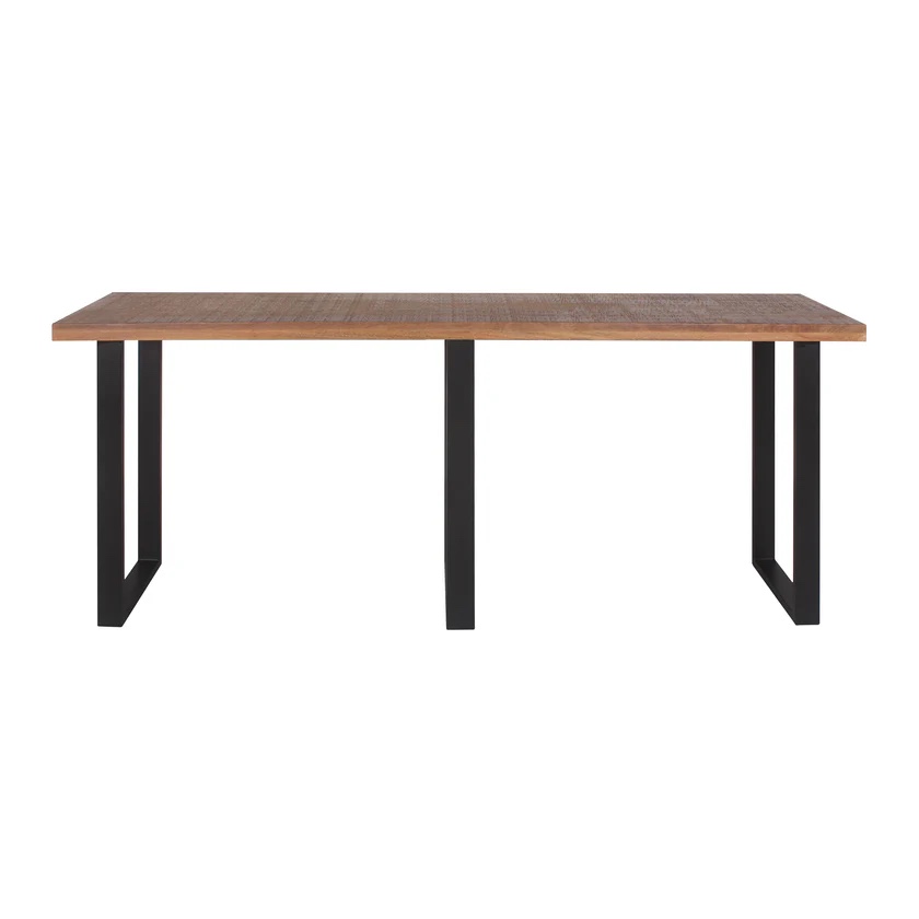 Mango Distressed 90" Dining Console Table ( only pedestal)