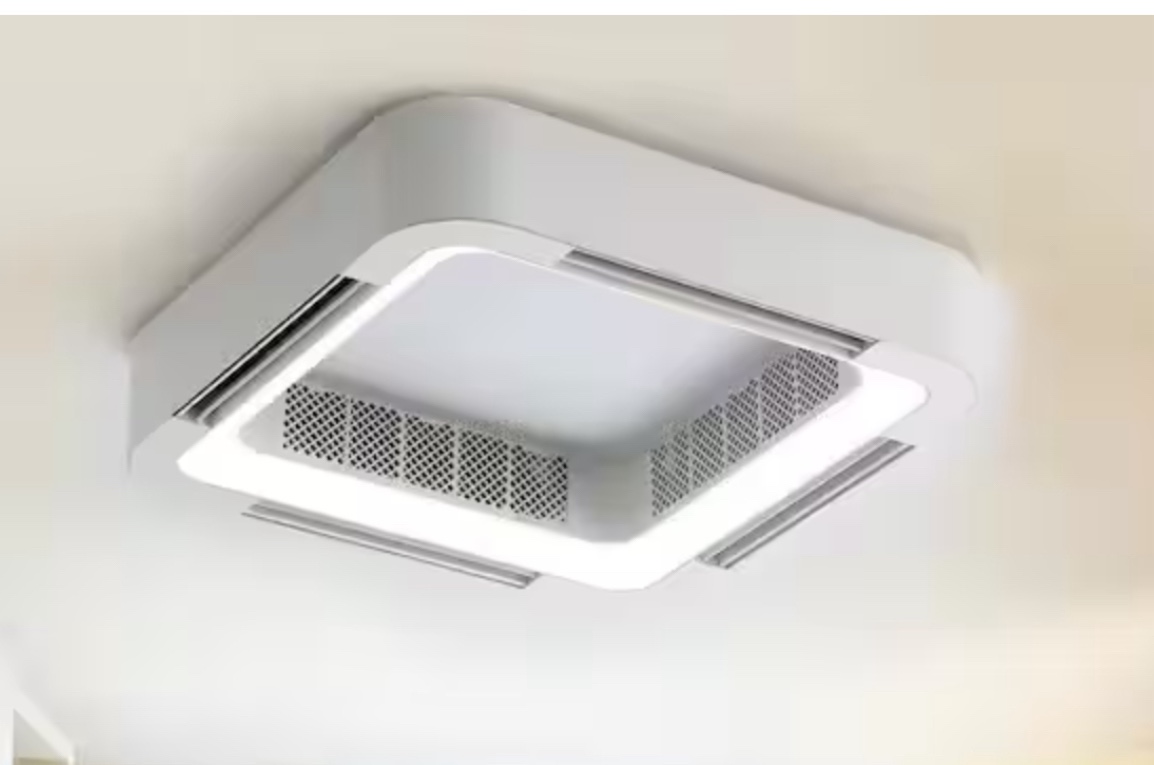 23 in. Indoor White Flush Mount Modern LED Dimmable Ceiling Fans with Remote Control, 3-Light Color Change and 6 Speeds