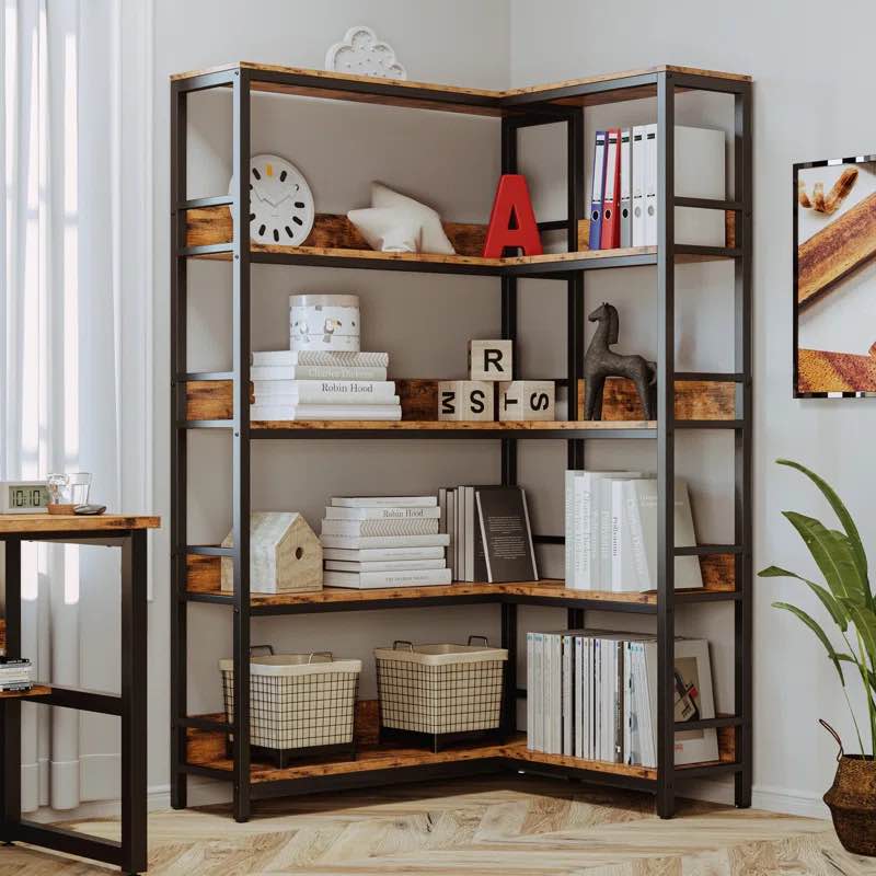 Nabile Corner Bookcase