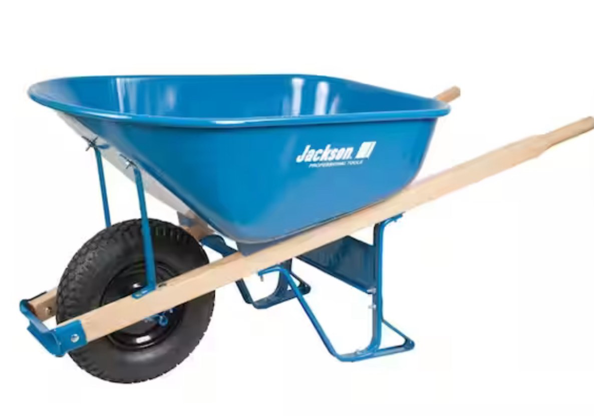 6 cu. ft. Steel Wheelbarrow