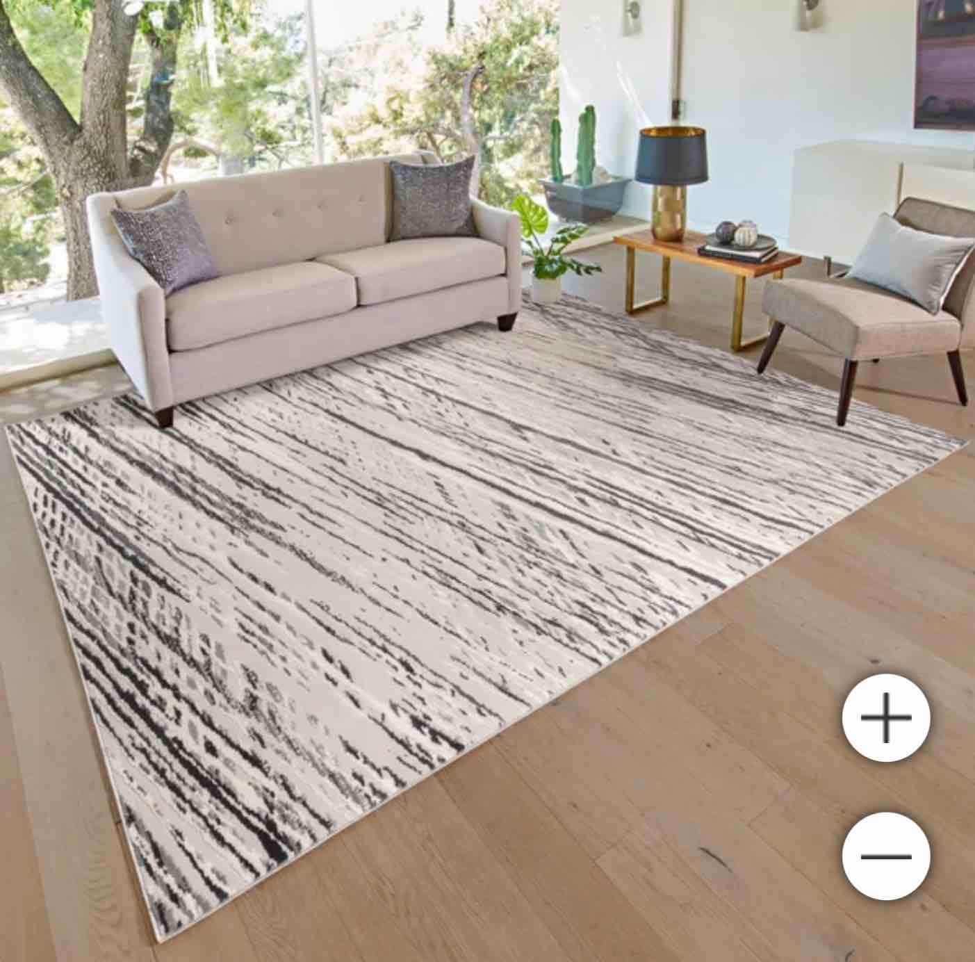 Brio Area Rug Collection, Genoa Gray 8x10 