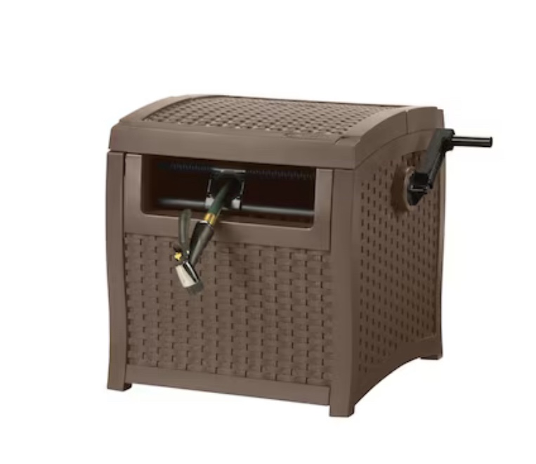 Suncast Hide Way Plastic 225-ft Stand Hose Reel