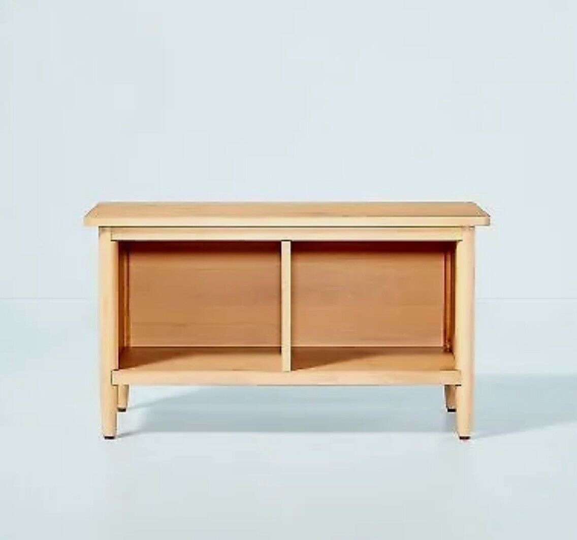 2-Cube Wood Storage Bench - Natural - Hearth & Hand? with Magnolia