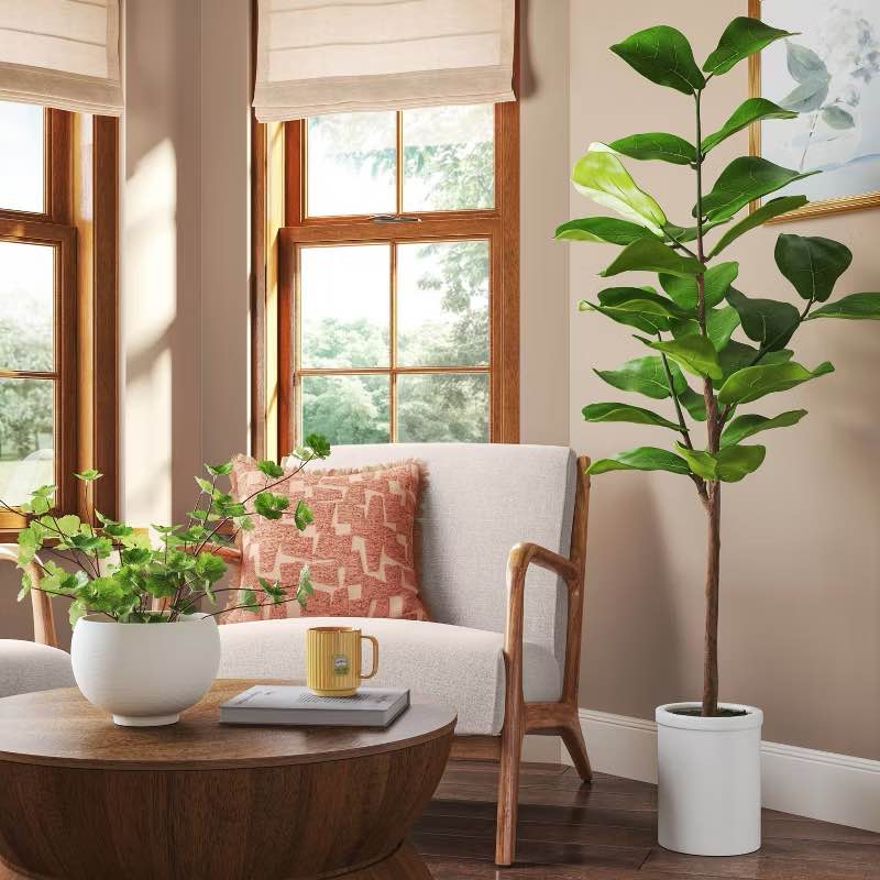 Fiddle Leaf Artificial Tree - Threshold?