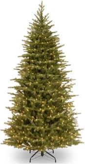 National Tree Company 7-Ft Feel-Real Pacific Mixed Pine 350-Light Artificial Christmas Tree, Green