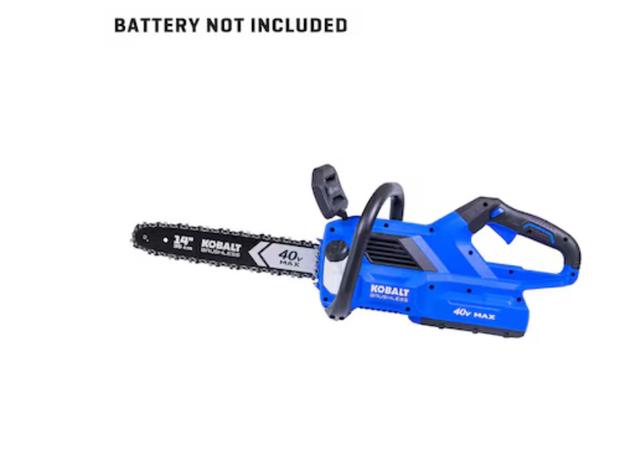Kobalt Gen4 40-volt 14-in Battery Chainsaw (Battery and Charger Not Included)
