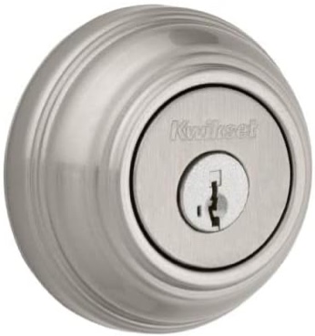 Kwikset 985 15 SMT CP K4 V1 Signature Satin Nickel Double Cylinder Deadbolt with SmartKey - Quantity 1