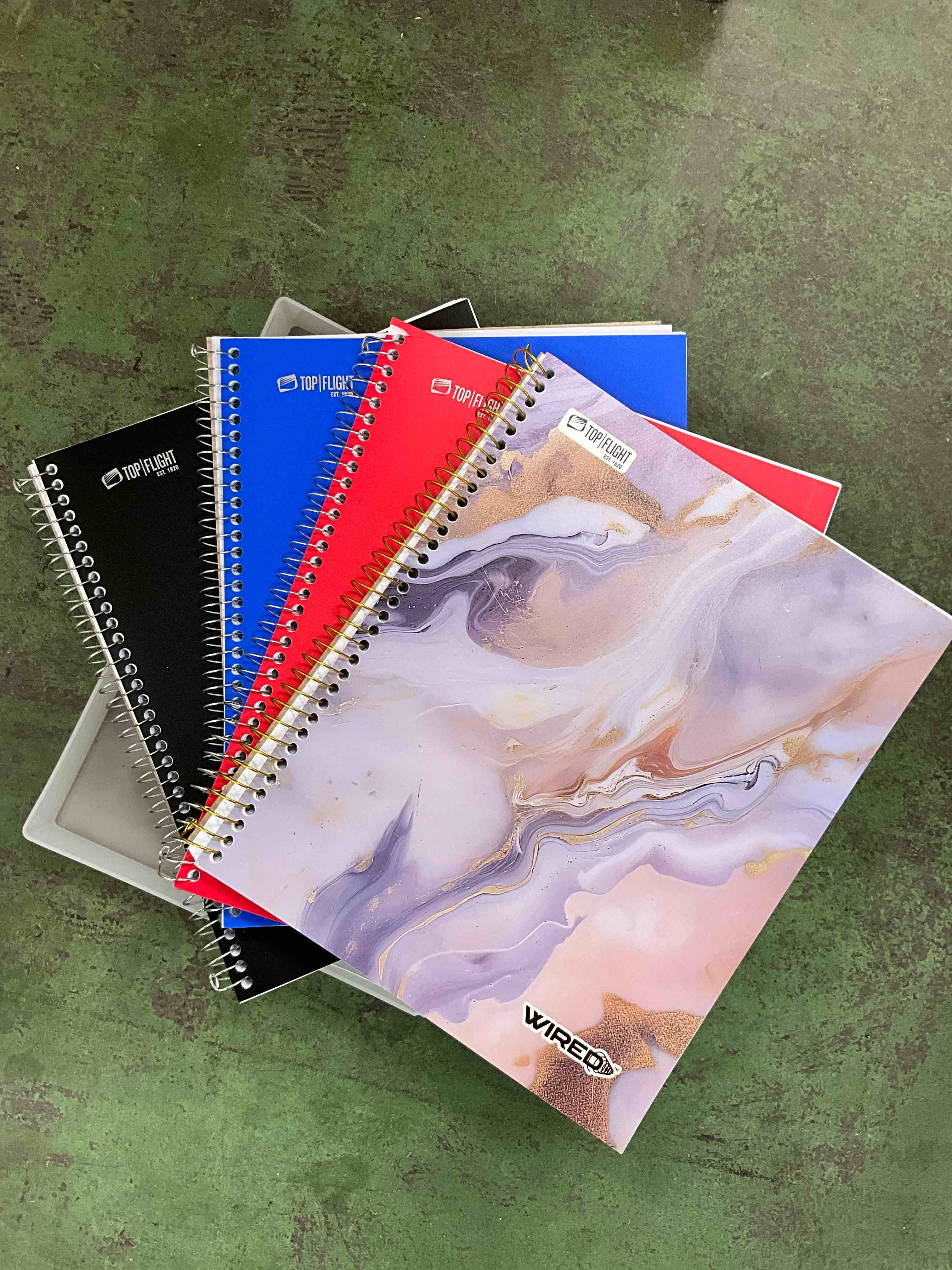 (4 Notebooks) Oxford 3 Subject Spiral Notebook College Ruled - Water Resistant - 150 Sheets - Spiral Notebook 8.5 x 11 (1)
