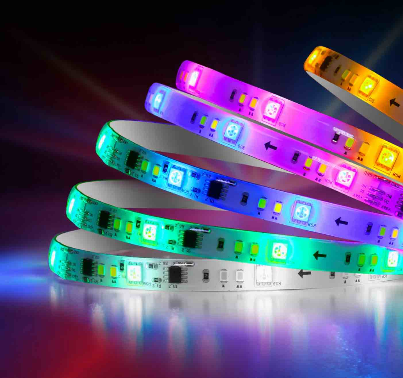 Feit Electric 20 Feet Smart Color LED Chasing Strip Light with extra 20 feet!
