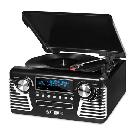 Victrola Retro Bluetooth Record Player and Ster Eo