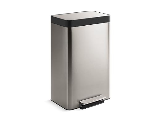 Kohler Stainless Steel Step Trash Can (12.4 gal)