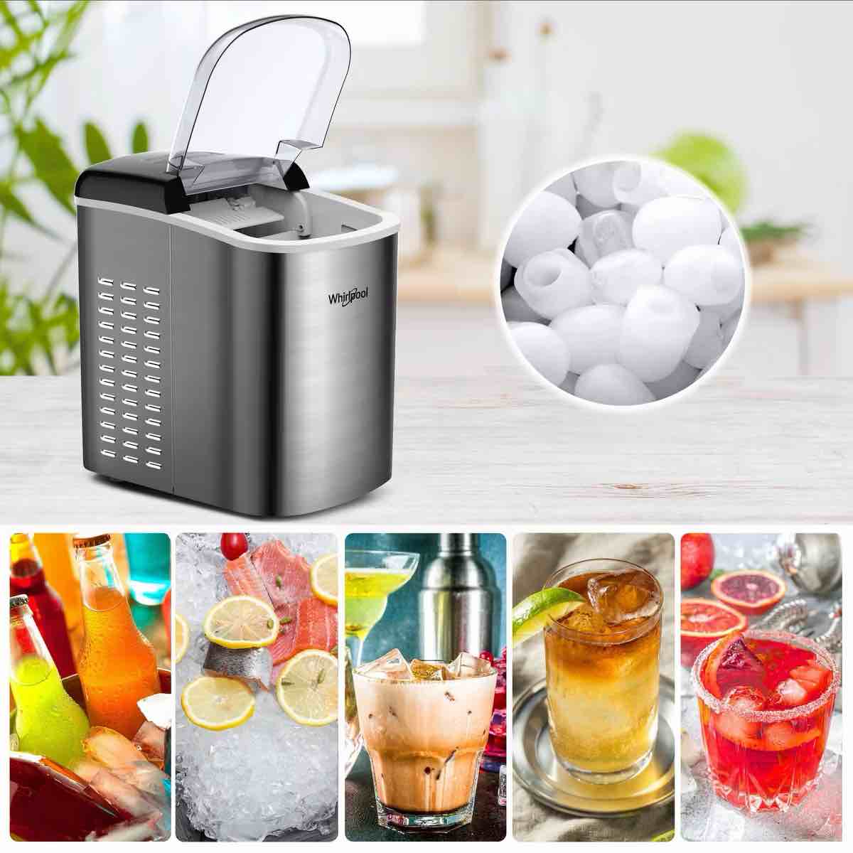 Whirlpool Ice Maker Stainless Steel