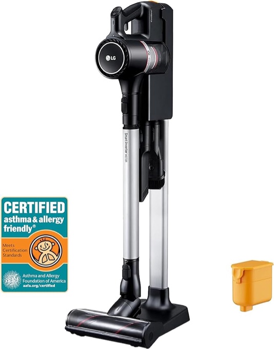 LG CordZero A913BM Cordless Stick Vacuum Cleaner, 50Mins, Matte Black