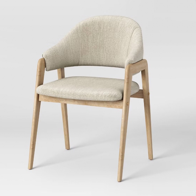 Ingleside Open Back Upholstered Wood Frame Dining Chair - Threshold™