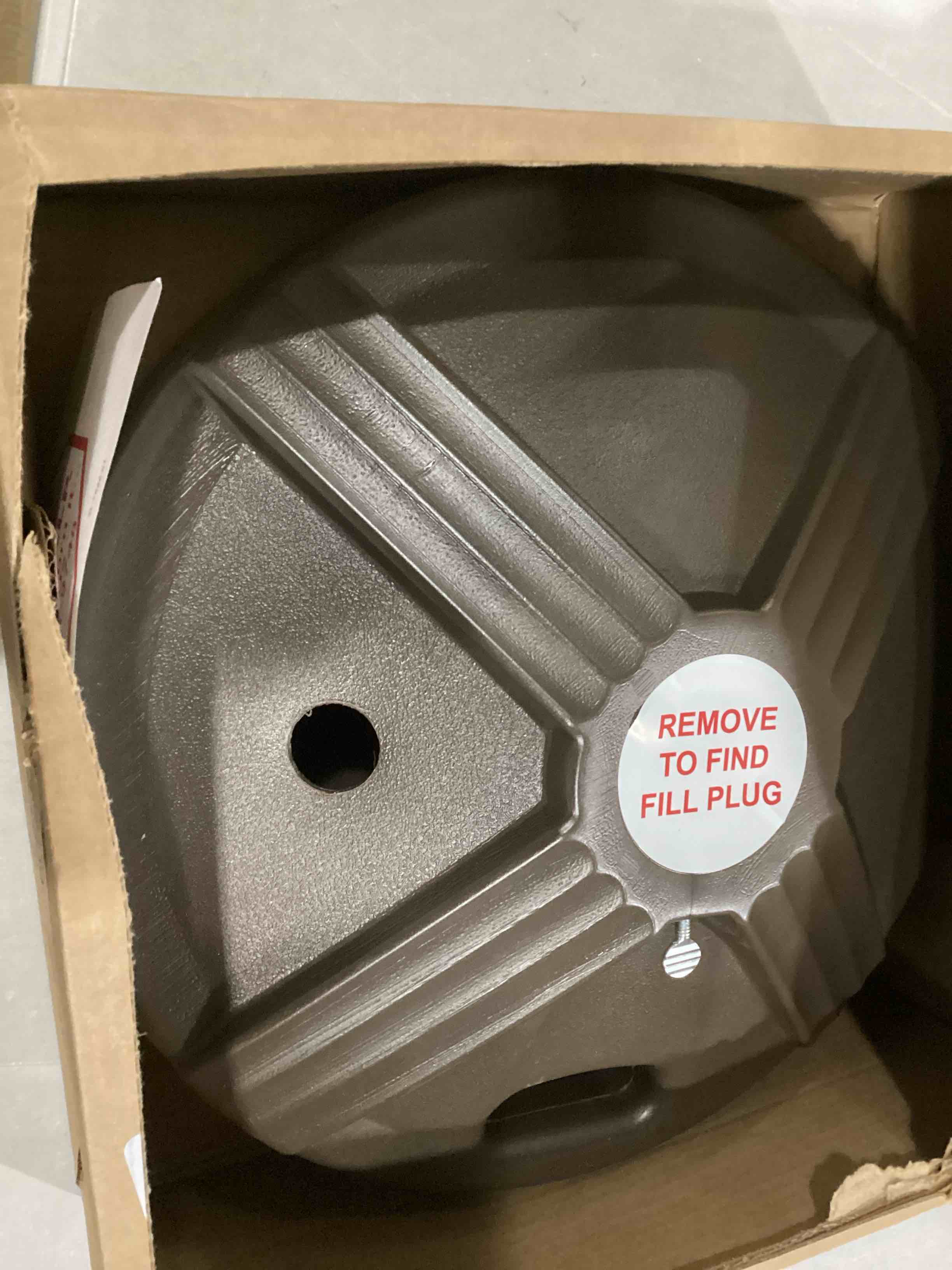 US Weight Durable Fillable Umbrella Base Designed to be Used with a