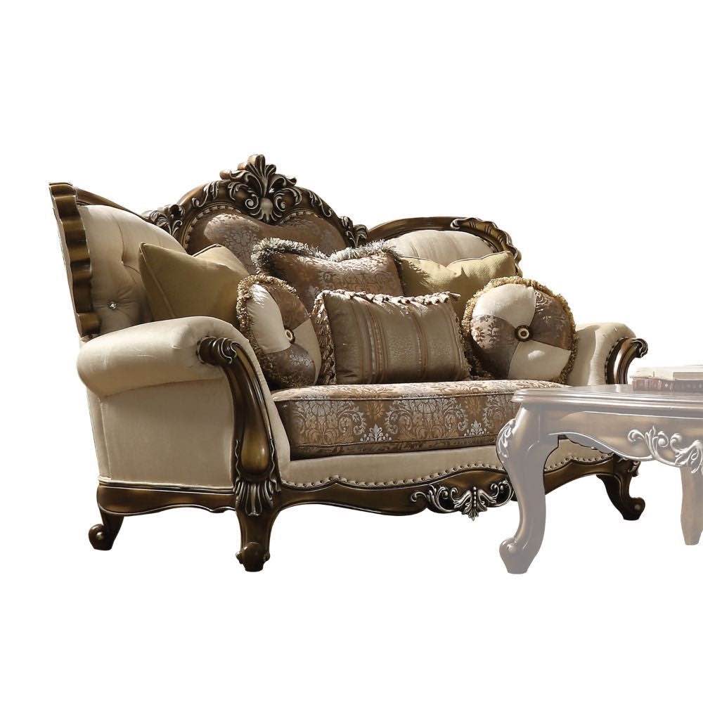 ) (He needs the legs )Latisha Modern Classical Style Loveseat