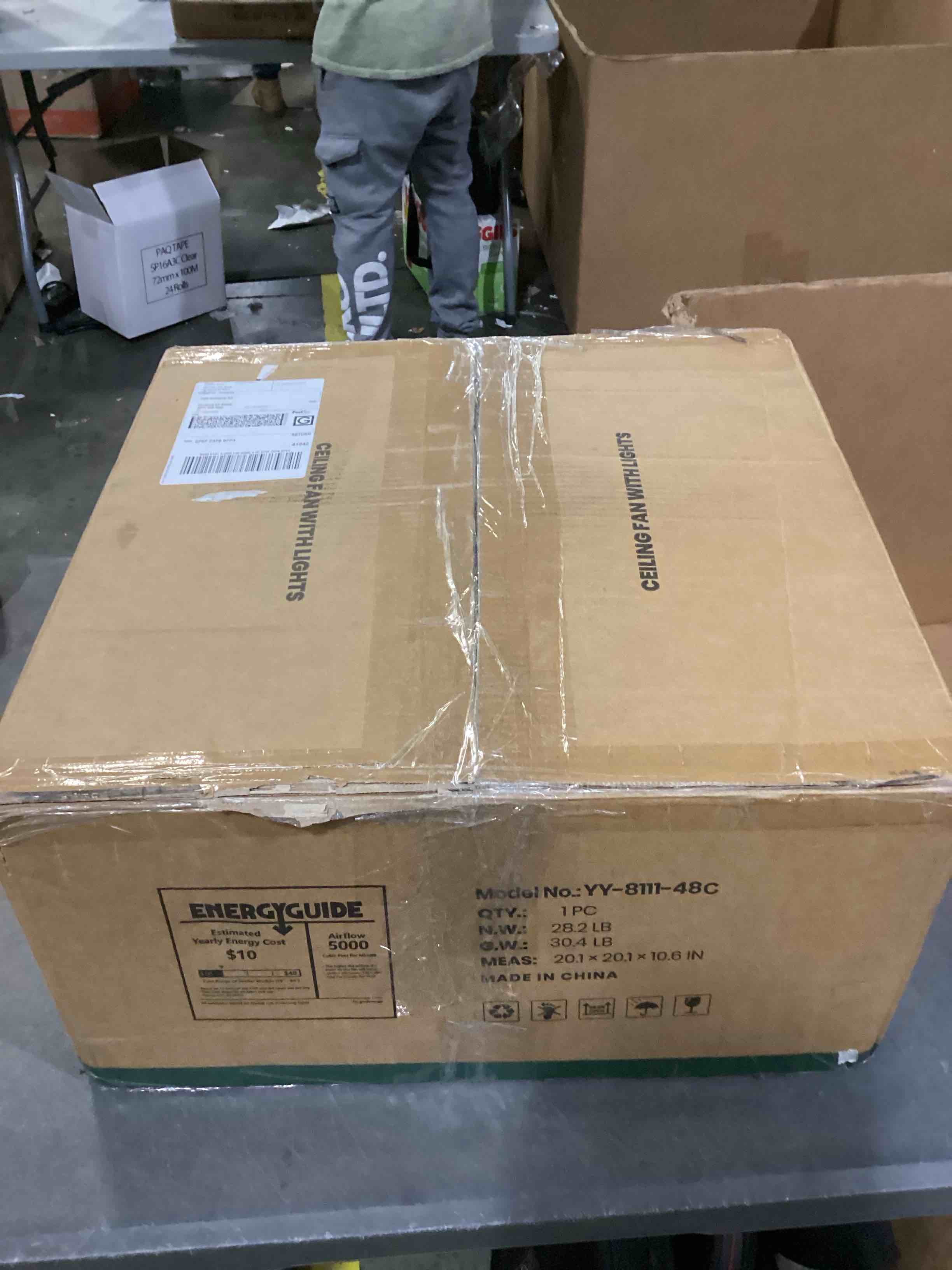 Presnell Dimmable Crystal Ceiling Fan with LED Lights and Remote Control