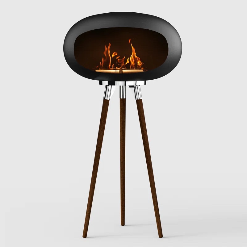 43.7" Portable Indoor/Outdoor Tripod Fireplace