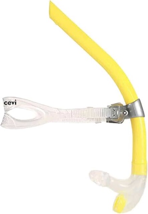 FINIS Original Swimmer s Snorkel - High-Quality Center-Mount Snorkel Set for Swimming Laps & Training - Snorkel Gear with Adjustable Fit Silicone Mouthpiece and Purge Valve - Junior Size