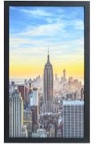 Frame Amo 14x24 Black Modern Picture or Poster Frame, 1 inch Wide Border, Smooth Wrap Finish, Acrylic Face
