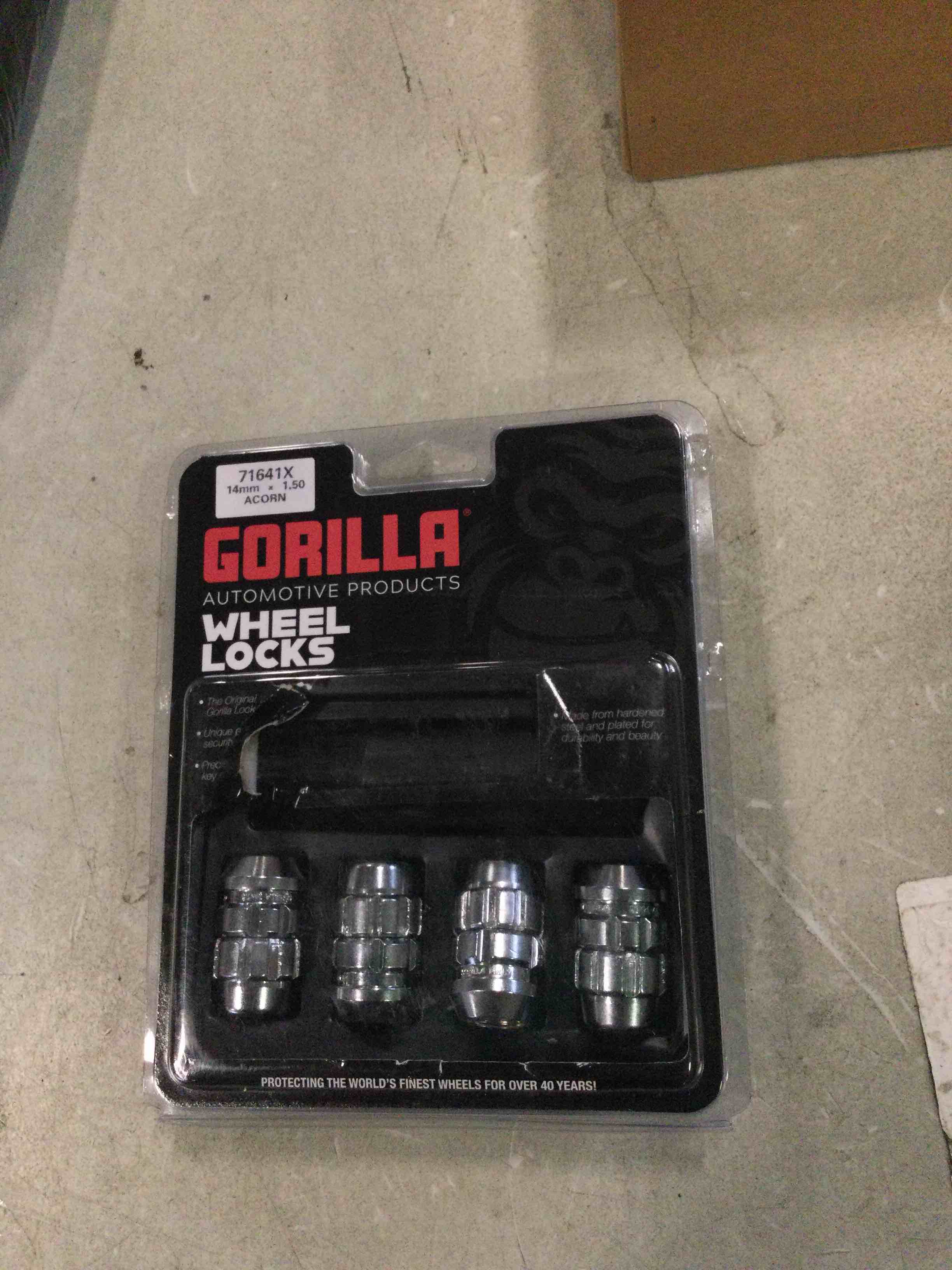Gorilla Automotive (71641X) 14mm x 1.50 Thread Size Acorn Chrome X2