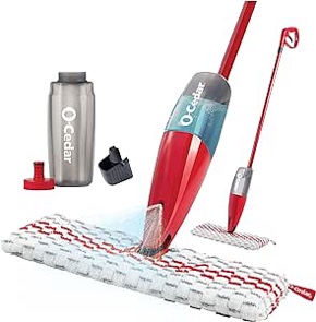O-Cedar ProMist MAX Microfiber Spray Mop, Red