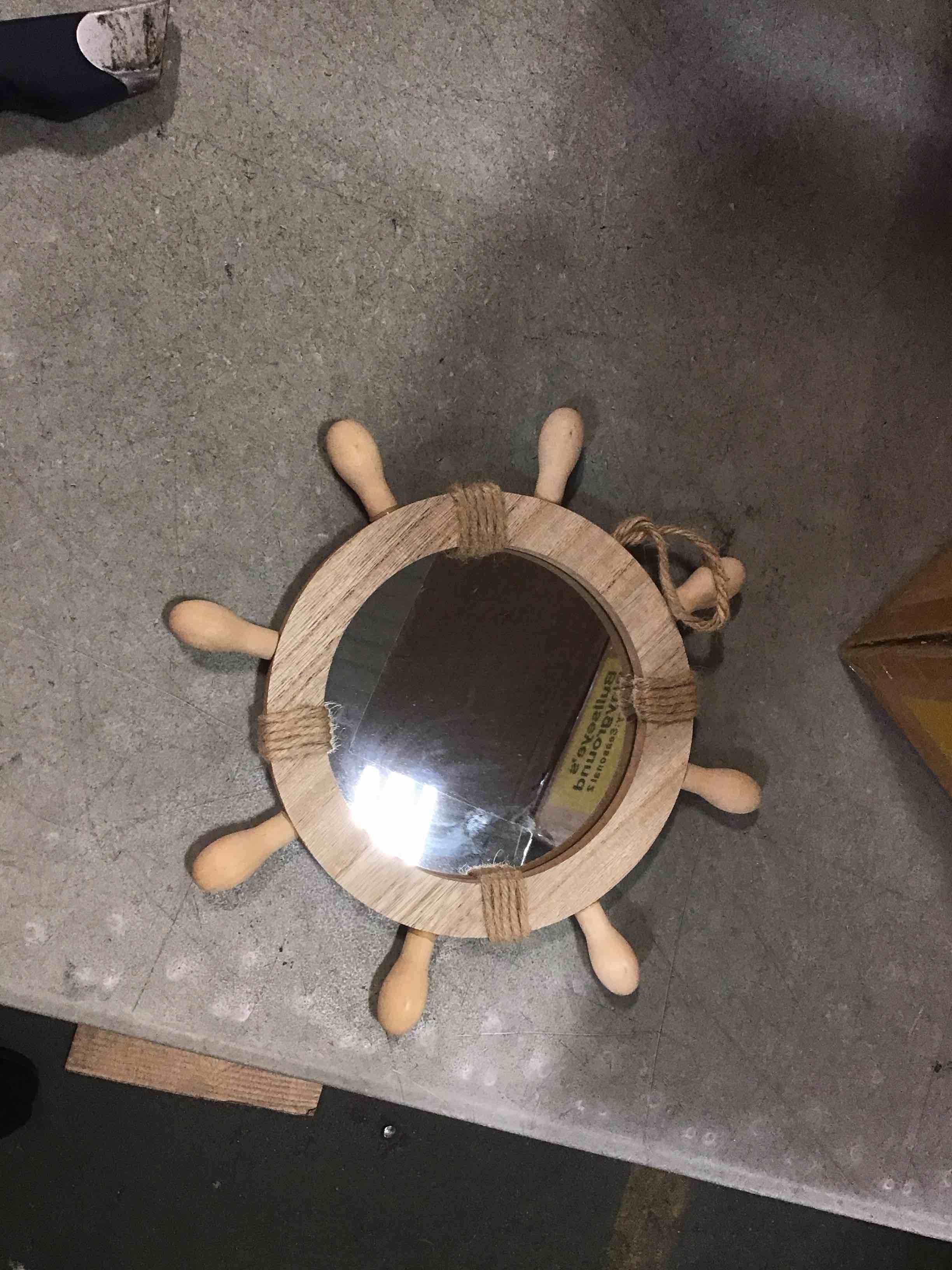 wood novelty mirror 8 pack 