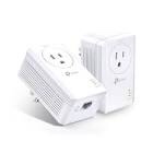 TP-Link AV1000 Powerline Ethernet Adapter(TL-PA7017P KIT)- Gigabit Port, Plug and Play, Extra Power Socket for Additional Devices, Ideal for Smart TV